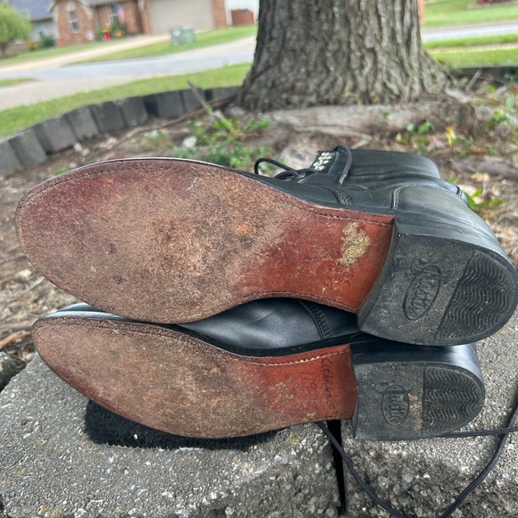Vintage Justin Roper “Granny”boots men’s sz 10 - Picture 12 of 12